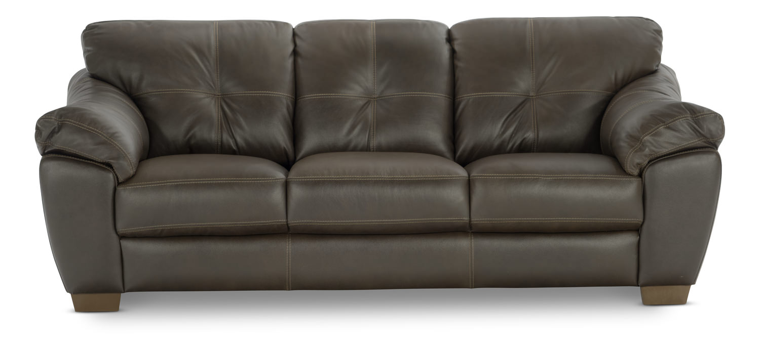 hom furniture leather sofa