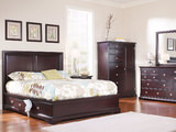 French Quarters II Queen Bedroom Suite with Two Underbed Storage Units