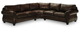 Van Gogh 2 Piece Leather Sectional by Bernhardt
