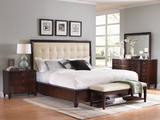 Westwood 4 PC Queen Leather Panel Bedroom Suite